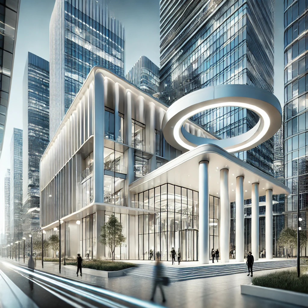 DALL·E 2024-12-26 08.53.58 - A visually appealing and professional photo representing a real estate company for use on a corporate website. The image features modern architectural